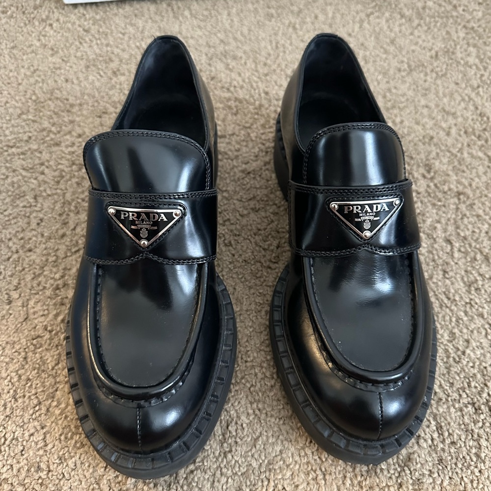 Prada Leather Loafers